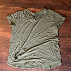 Target Girls Olive Green T-Shirt